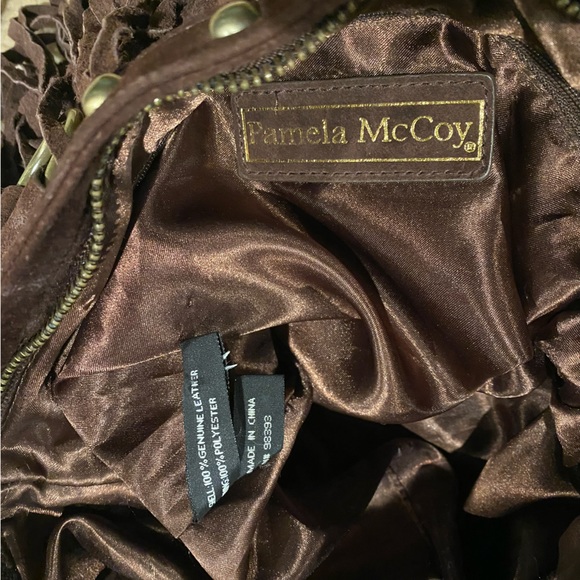 Pamela McCoy Leather Fringe Purse - Picture 3 of 7